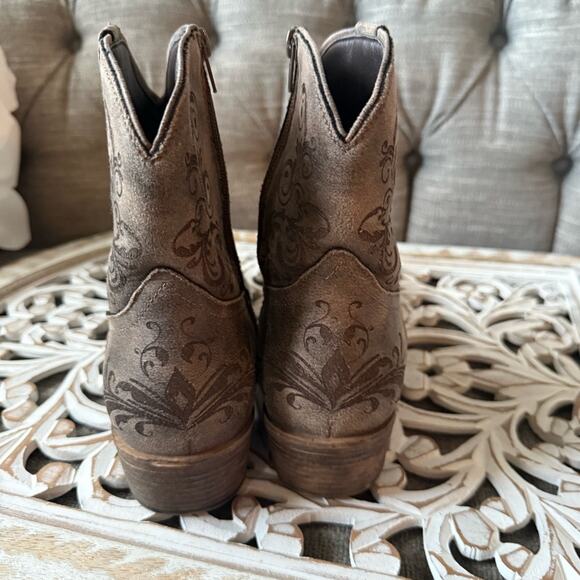 Roper Short Western Cowboy Boots Women’s 10 - Picture 8 of 9